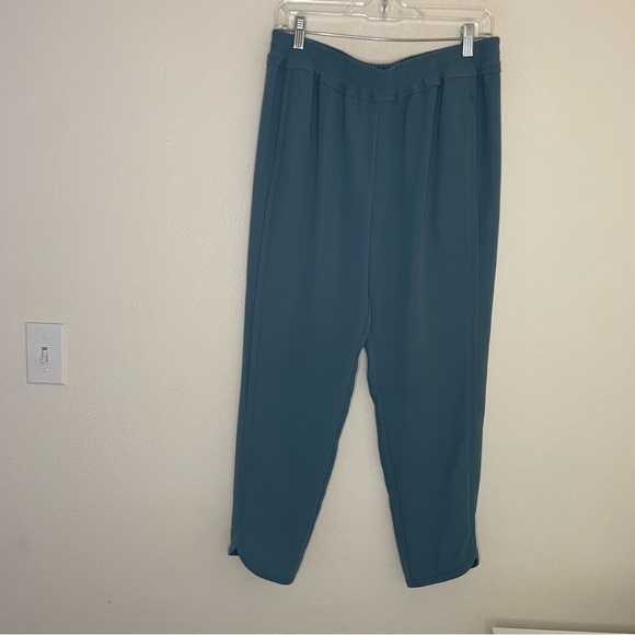 J. Crew Reese Pull On Pant Crepe Newport Blue - Picture 3 of 6